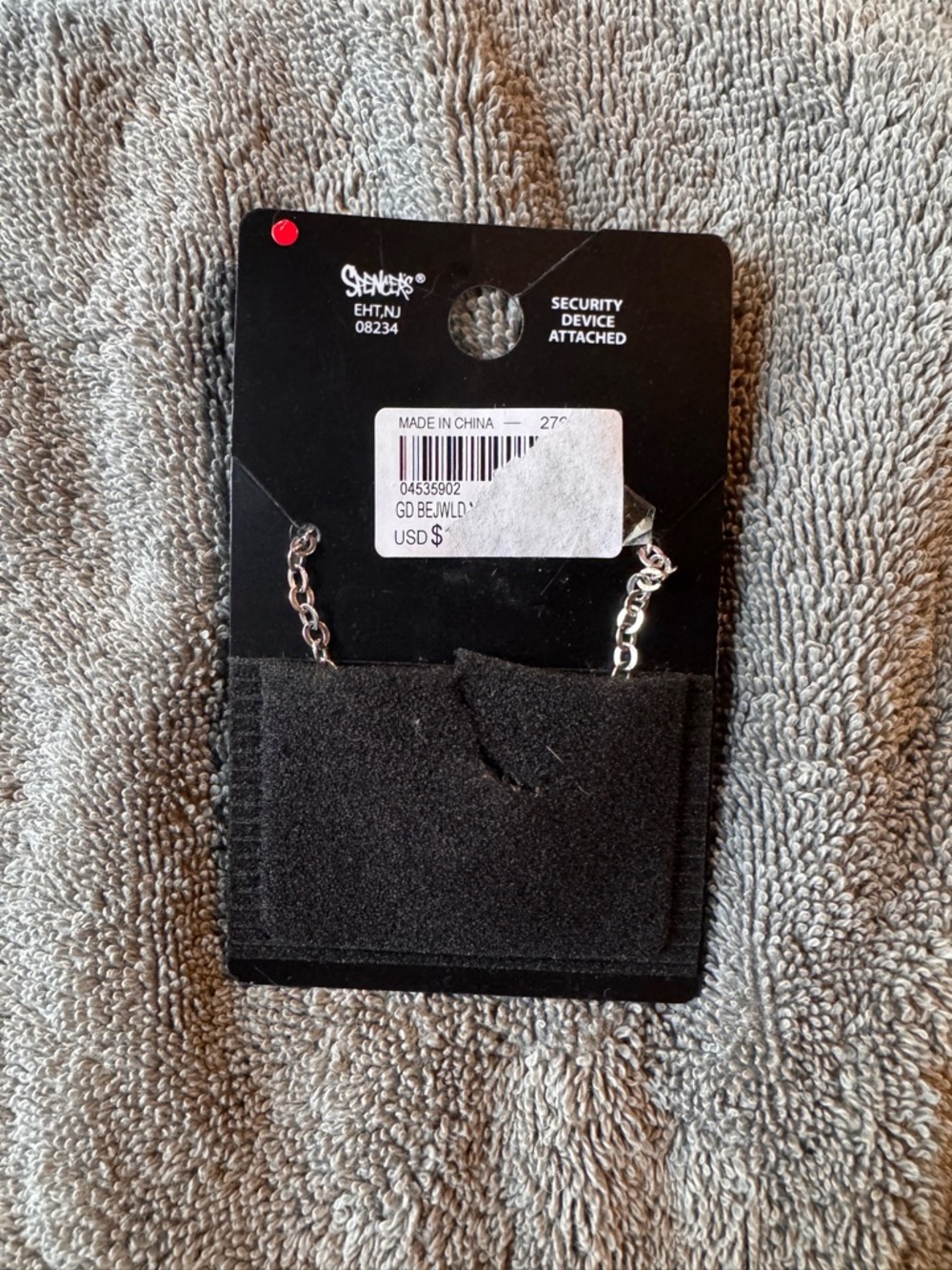 🌟 3/$20 Eligible! NWT BodyRage Silver Peace Sign Necklace - Picture 2 of 2